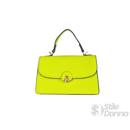 Stile Donna Bags - Mini Borsa Verde Dettagli Oro