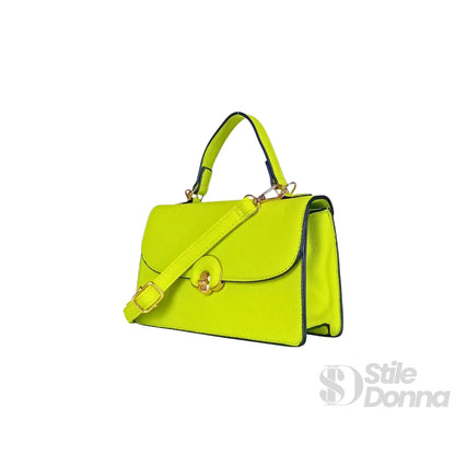 Stile Donna Bags - Mini Borsa Verde Dettagli Oro