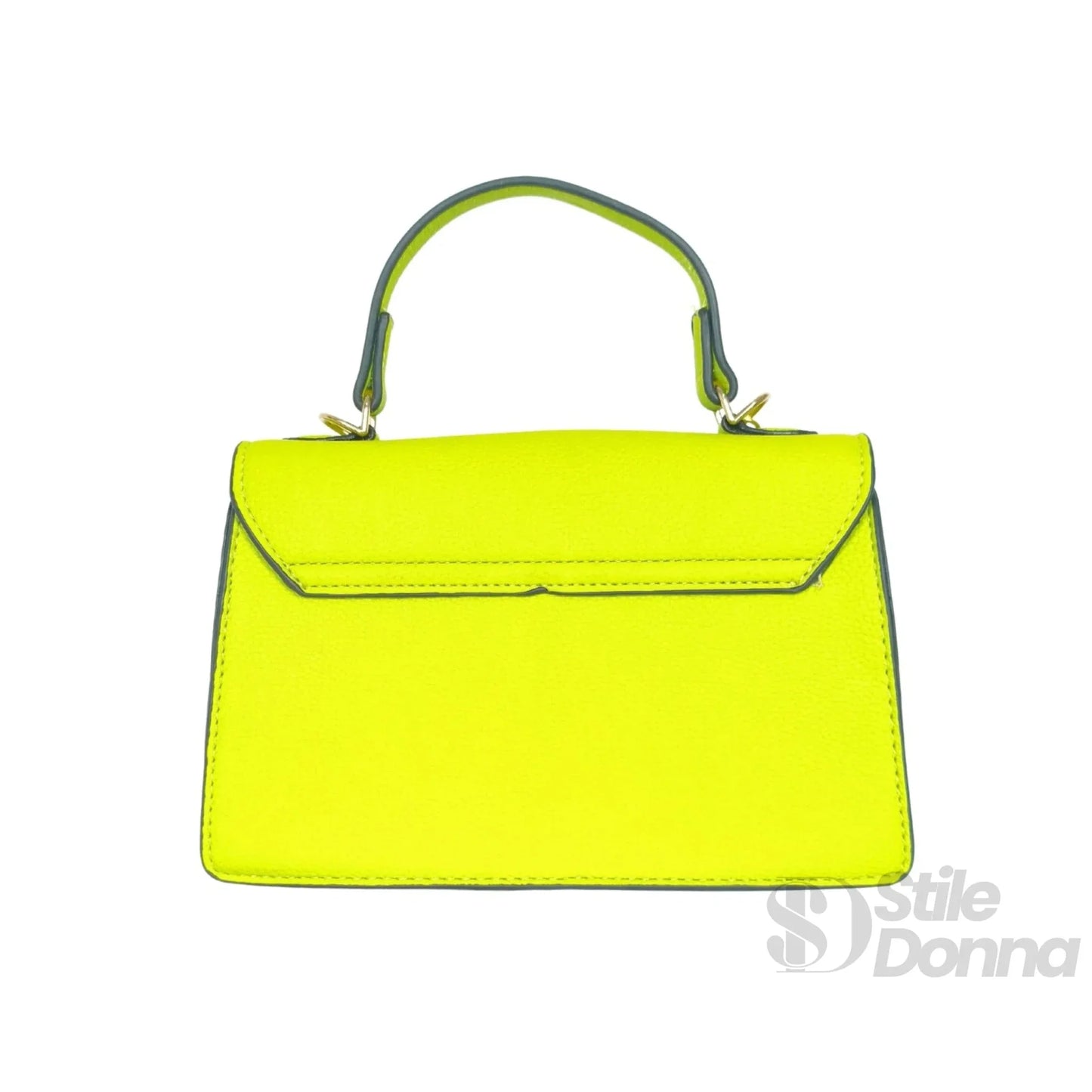 Stile Donna Bags - Mini Borsa Verde Dettagli Oro