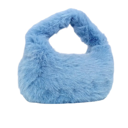 Stile Donna Bags - Mini Hobo in Pelliccia Sintetica