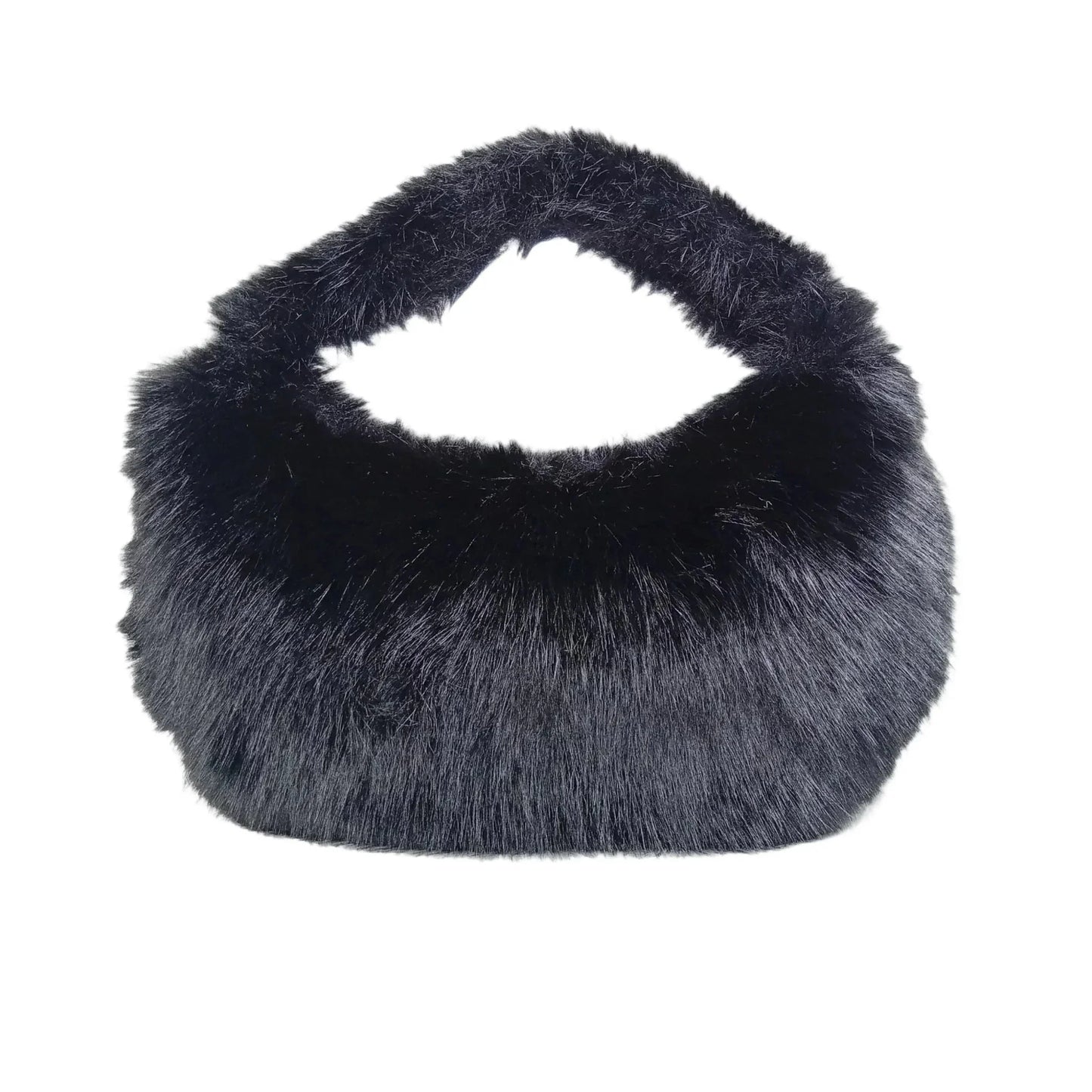 Stile Donna Bags - Mini Hobo in Pelliccia Sintetica