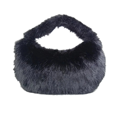 Stile Donna Bags - Mini Hobo in Pelliccia Sintetica