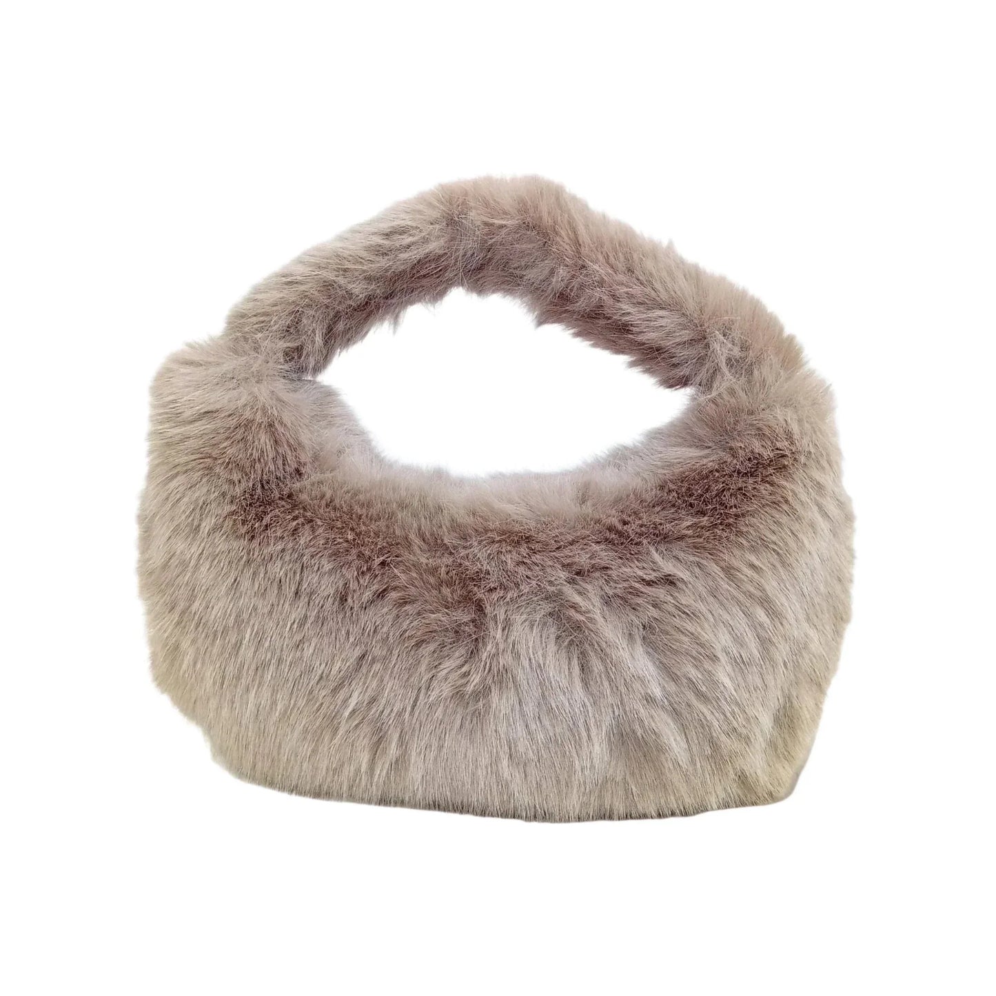 Stile Donna Bags - Mini Hobo in Pelliccia Sintetica