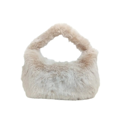Stile Donna Bags - Mini Hobo in Pelliccia Sintetica