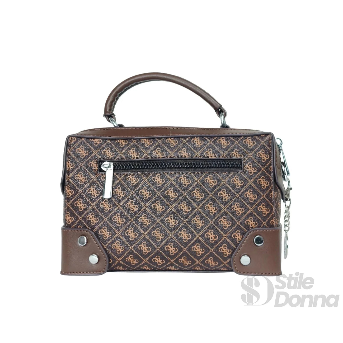 Stile Donna Bags - Mini Borsa da Medico con Monogramma