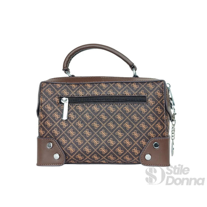 Stile Donna Bags - Mini Borsa da Medico con Monogramma