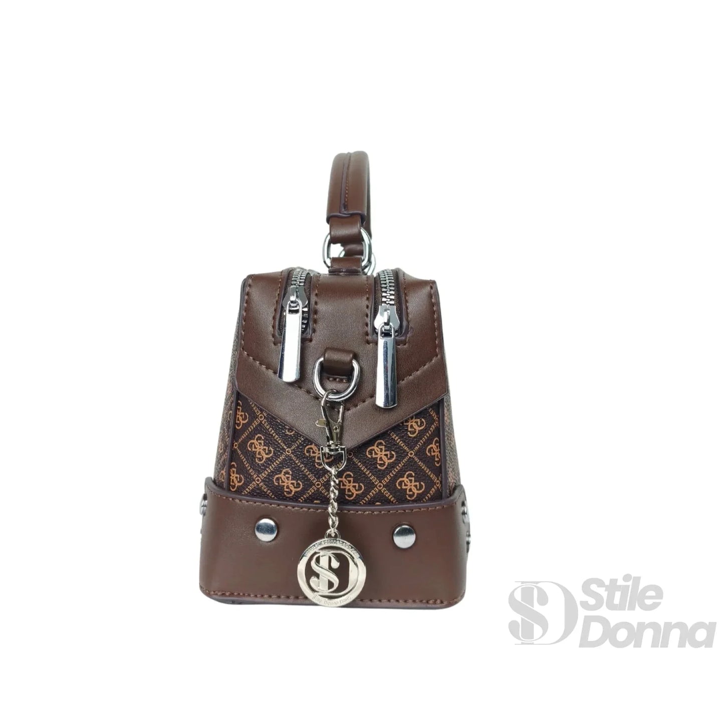 Stile Donna Bags - Mini Borsa da Medico con Monogramma