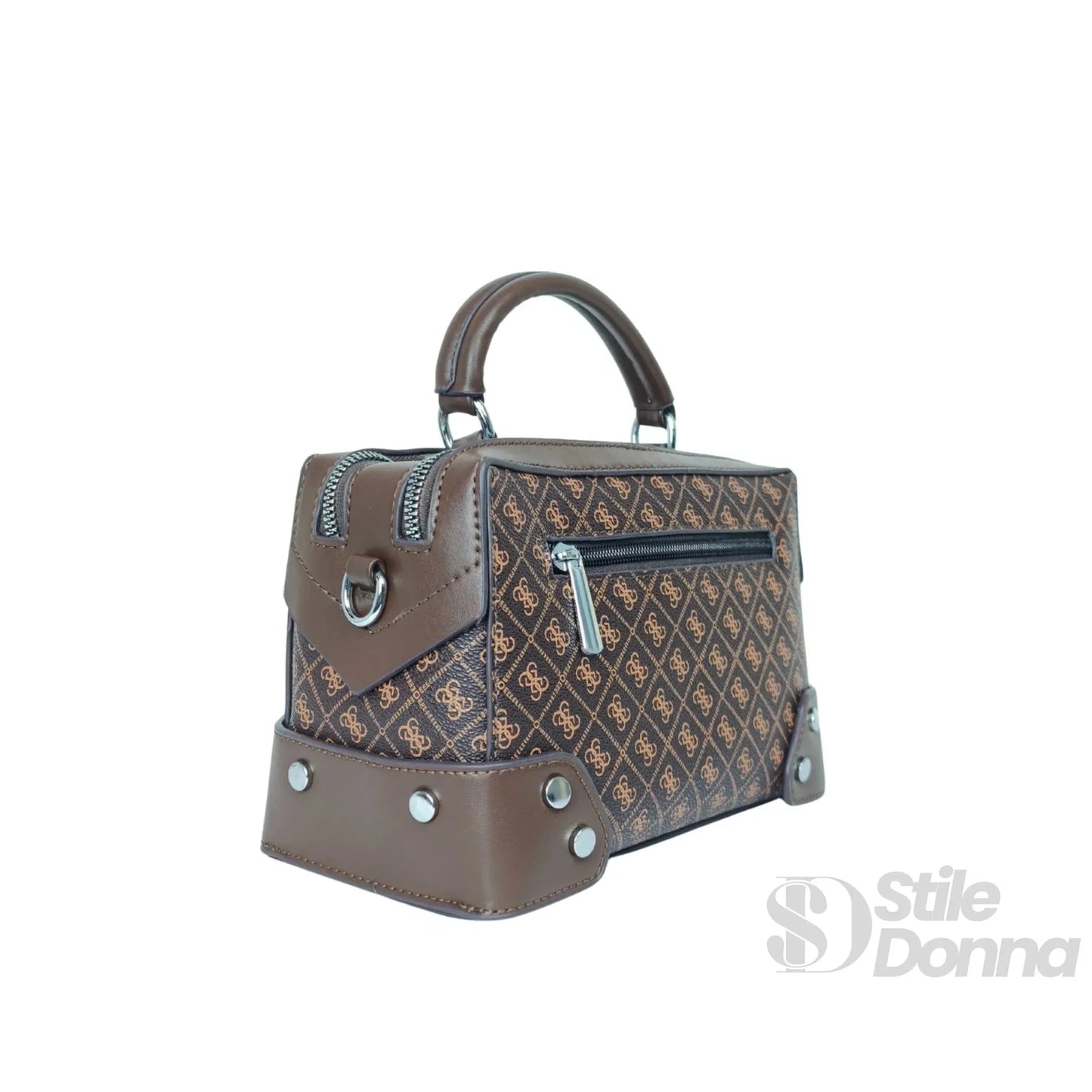 Stile Donna Bags - Mini Borsa da Medico con Monogramma
