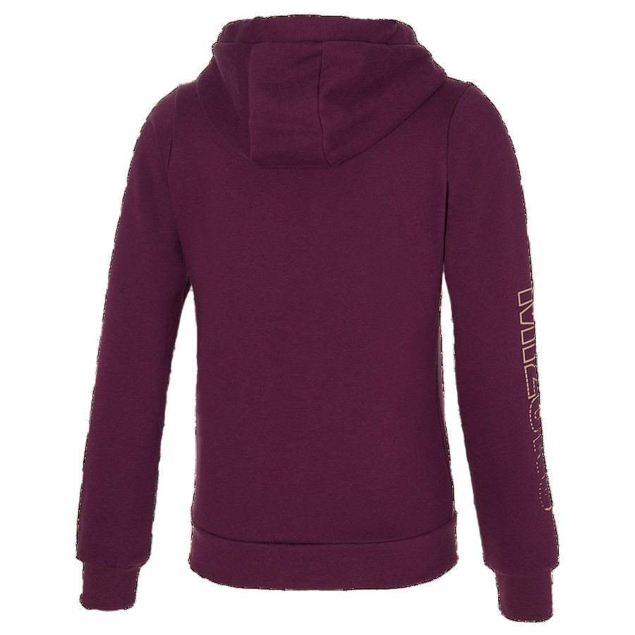 Mizuno Felpa Donna Cappuccio Cerniera Vino - K2GC270181 Athletic