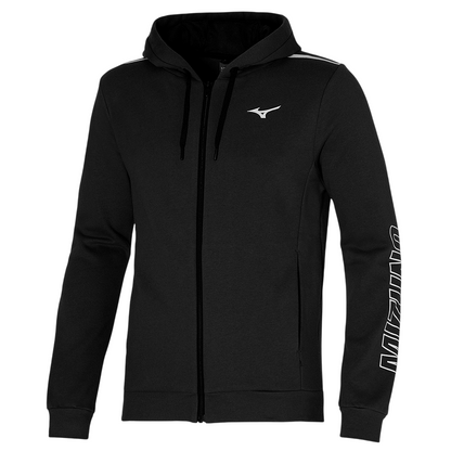 Mizuno Felpa Uomo Cappuccio Cerniera Nera - K2GC250109 Swat Jacket