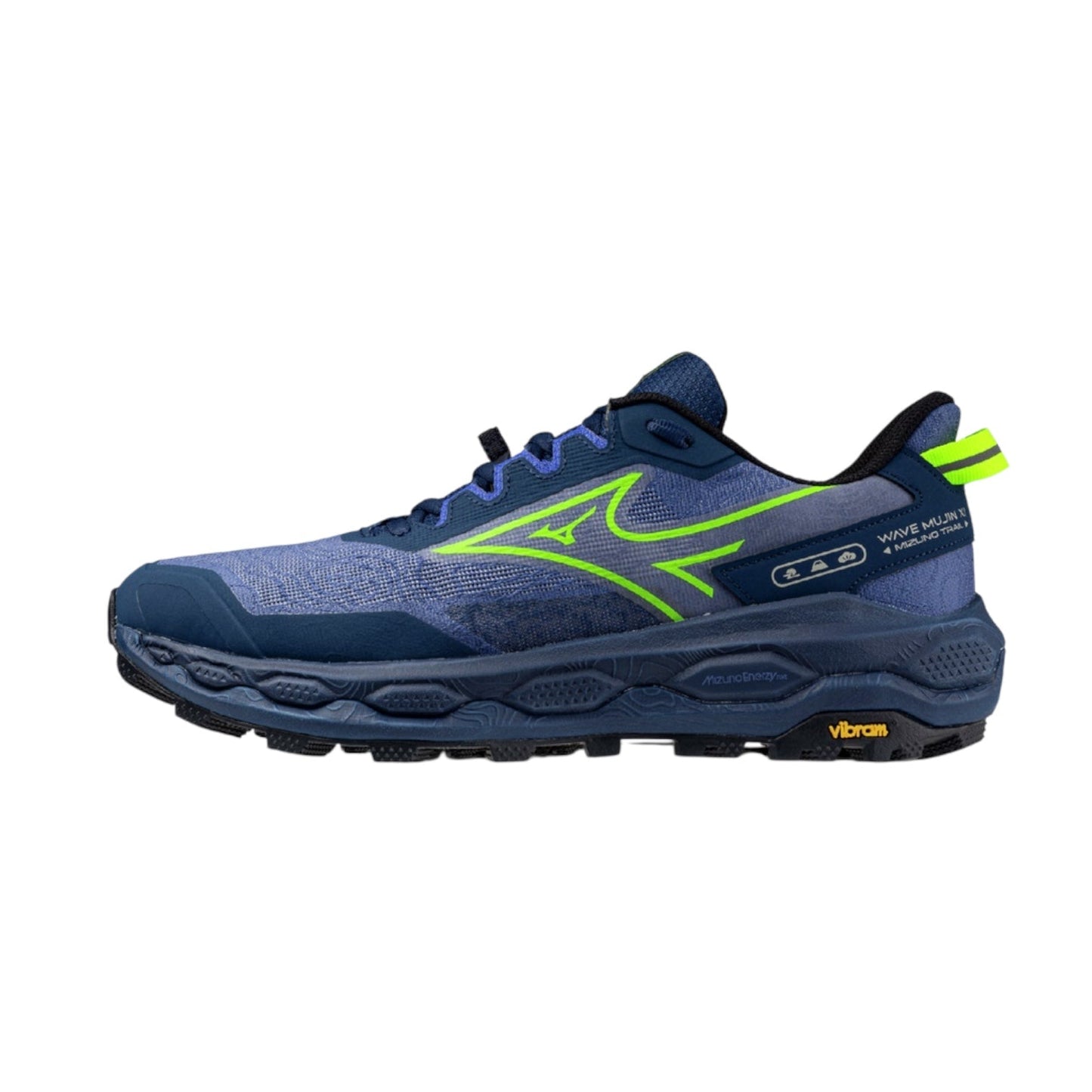 Mizuno Scarpa Trail Running Uomo Wave Mujin 11 J1GJ257051 Blu Giallo