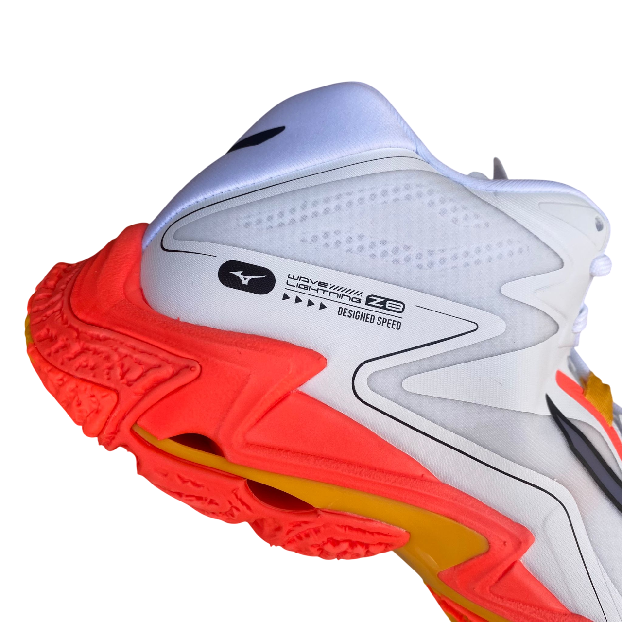 Mizuno Wave Lightning Z8 Mid V1GA240598 Bianco - Scarpe Pallavolo Uomo ELITE