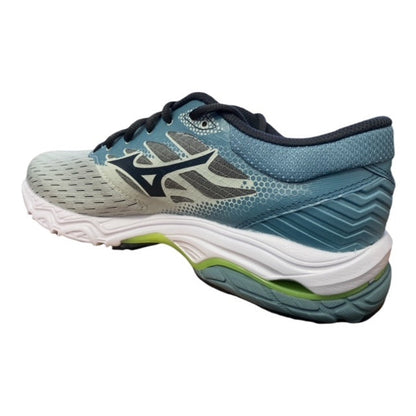 Mizuno Wave Prodigy 3 J1GC201015 - Men's Running Shoe Grey-Light Blue