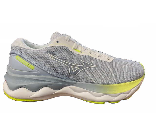 Mizuno Wave Skyrise 3 J1GD220901 Scarpe Running Donna White Turquoise