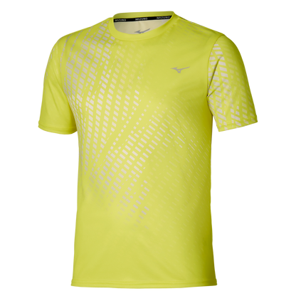 Mizuno Maglietta Running Uomo Graphic Origami J2GAD007 43 Giallo