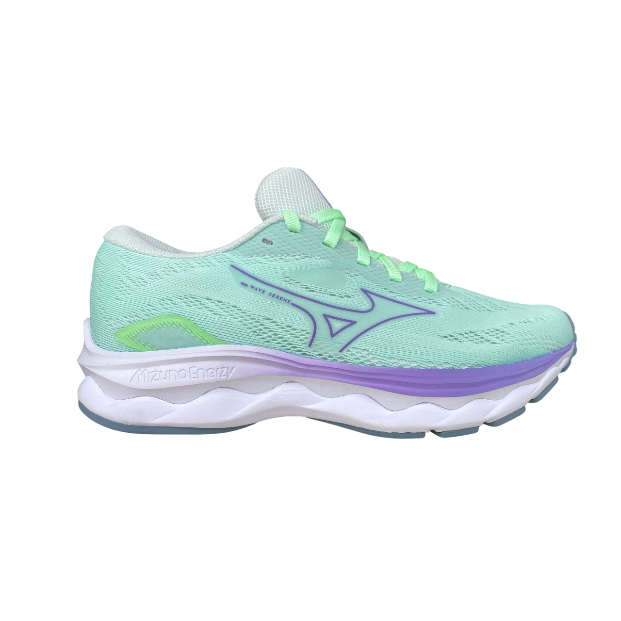 Mizuno Wave Serene J1GD245971 Scarpe Running Donna Verde Viola Ammortizzate