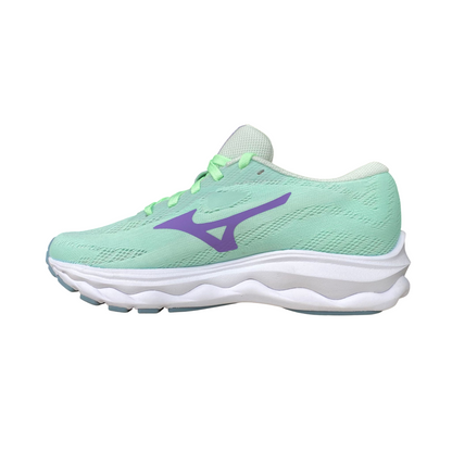 Mizuno Wave Serene J1GD245971 Scarpe Running Donna Verde Viola Ammortizzate