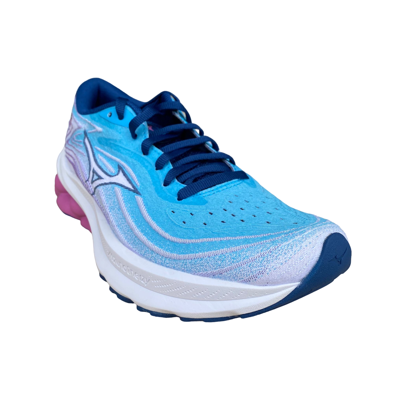 Mizuno Wave Skyrise 5 Scarpe Running Donna J1GD240923 Azzurro Blu Giacinto