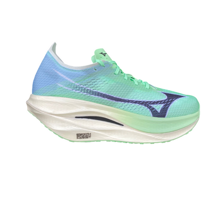 Mizuno Wave Rebellion Pro 3 U1GD253001 Scarpe Running Uomo Menta Nero Racing