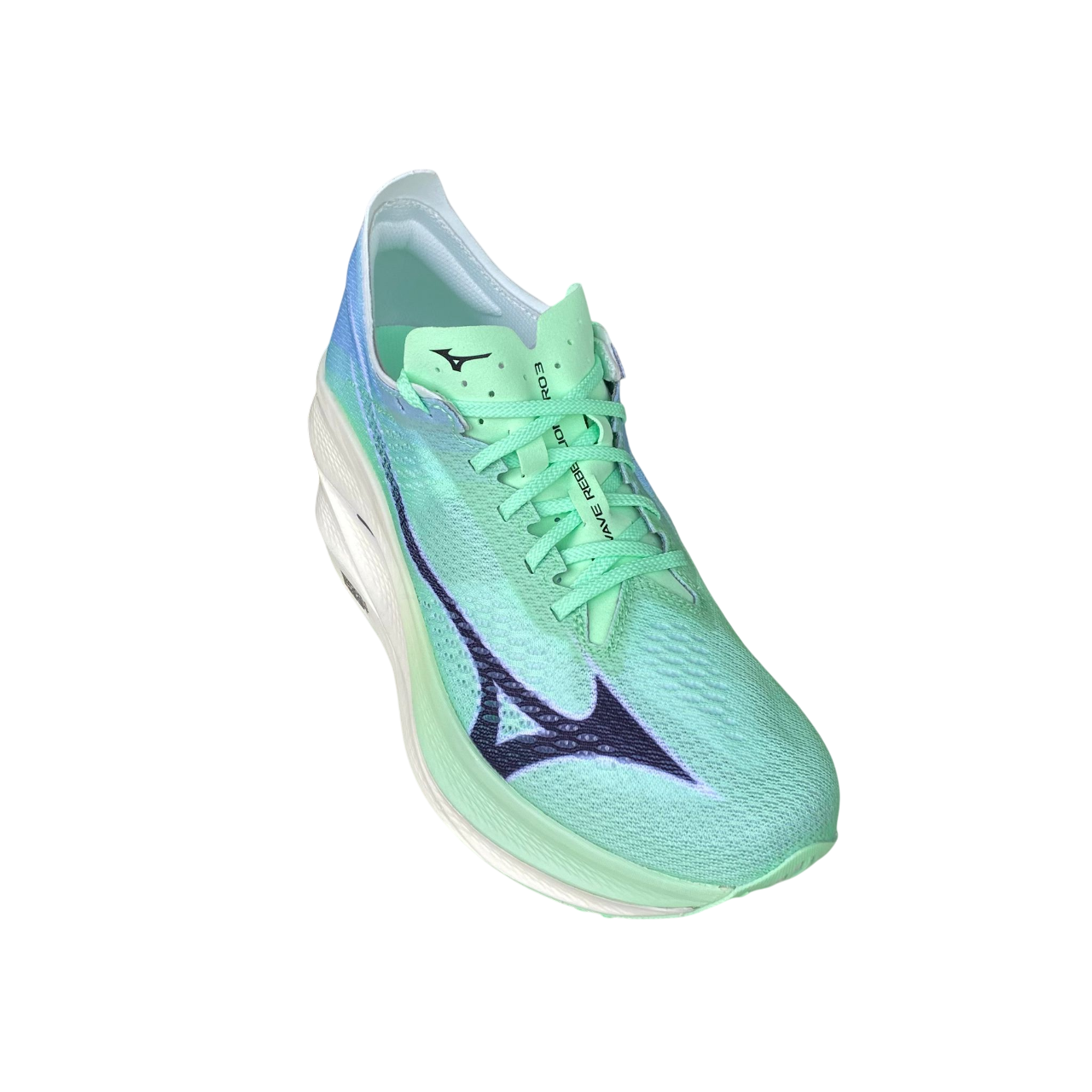 Mizuno Wave Rebellion Pro 3 U1GD253001 Scarpe Running Uomo Menta Nero Racing