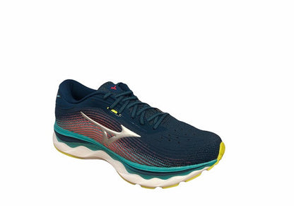 Mizuno Wave Sky 5 Scarpe Running Massima Ammortizzazione Uomo Blu J1GC210207