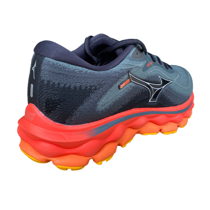 Mizuno Wave Sky 7 Scarpe Running Uomo Premium J1GC230251 Grigio Arancio