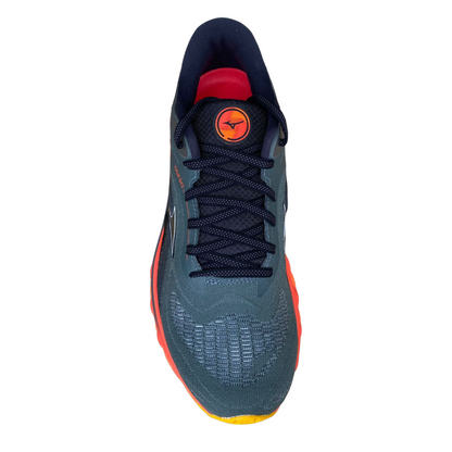 Mizuno Wave Sky 7 Scarpe Running Uomo Premium J1GC230251 Grigio Arancio