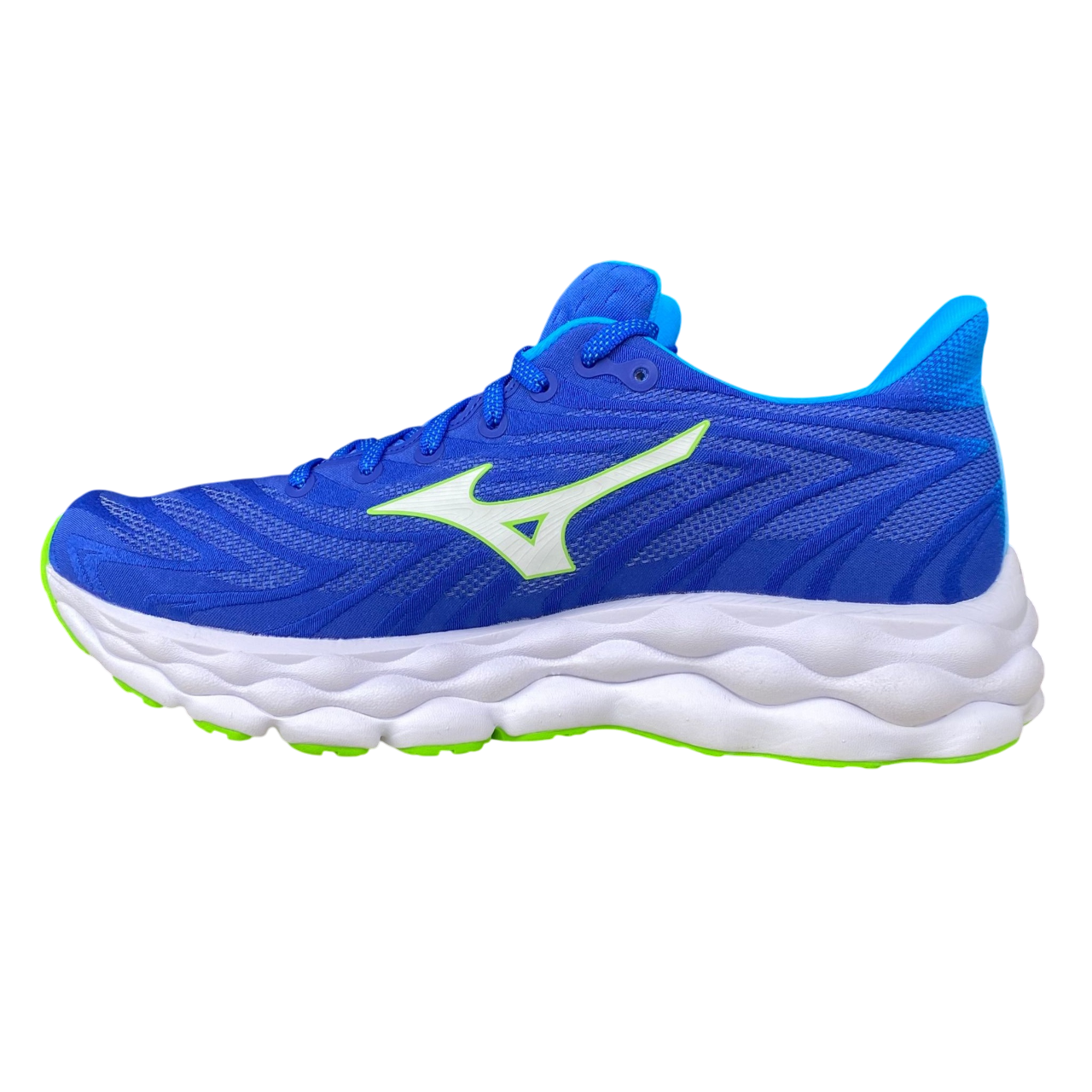 Mizuno Wave Sky 8 J1GC240253 Running Uomo Blu Bianco