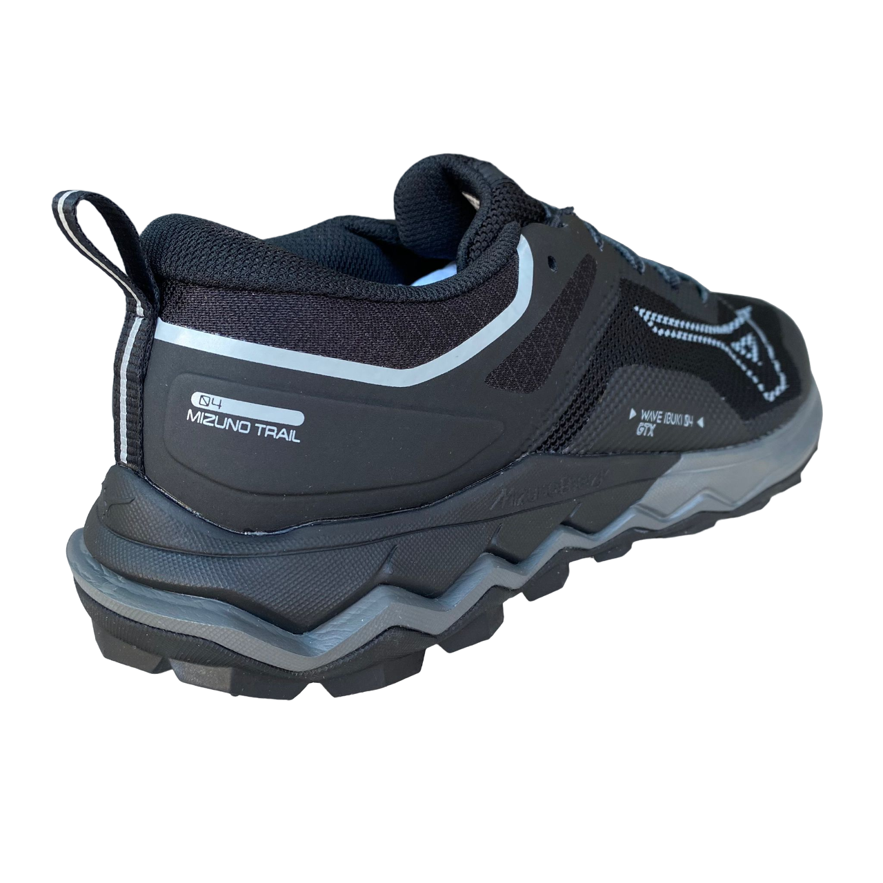 Mizuno Scarpa Trail Running Wave Ibuki 4 GTX J1GJ225901 Nero Grigio Uomo Gore-Tex