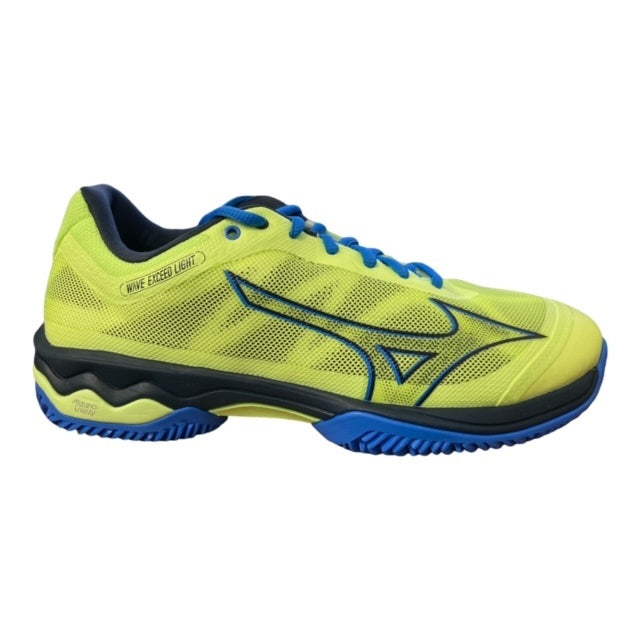 Mizuno scarpa da padel da uomo Wave Exceed Light 61GB222245 giallo limone-blu