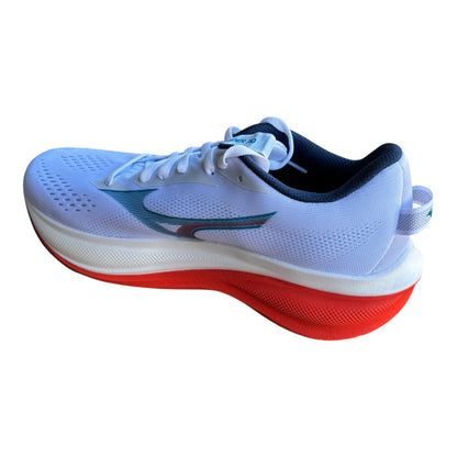 Mizuno Wave Rider 30 Scarpe Running Uomo Bianco Blu Arancio - J1GM262051