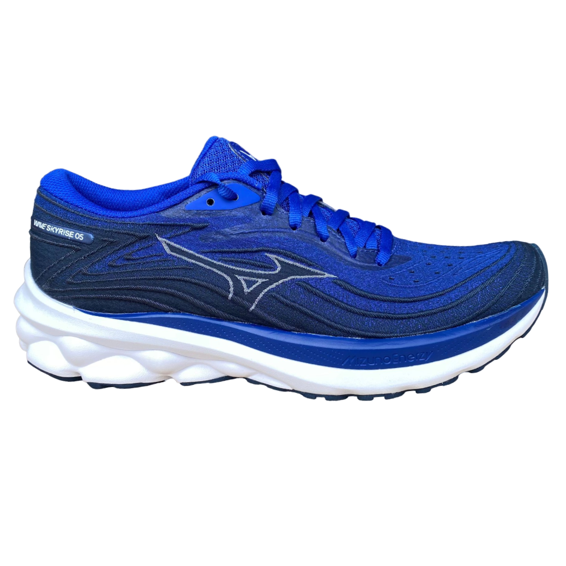 Mizuno Wave Skyrise 5 Scarpe Running Uomo J1GC240903 Azzurro Blu Bianco