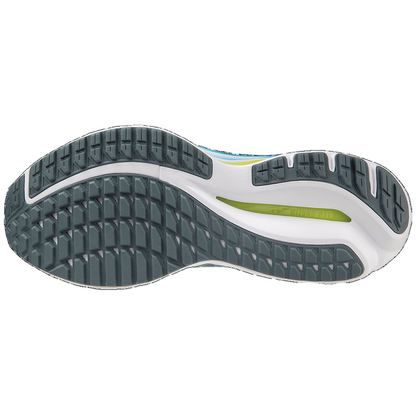 Mizuno Wave Inspire 19 J1GC234451 Grigio Azzurro Scarpa Running Uomo Antipronazione
