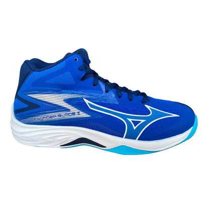 Mizuno Scarpa Pallavolo Uomo Thunder Blade Z Mid Blu Chiaro Bianca - V1GA237501