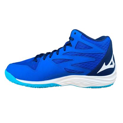Mizuno Scarpa Pallavolo Uomo Thunder Blade Z Mid Blu Chiaro Bianca - V1GA237501