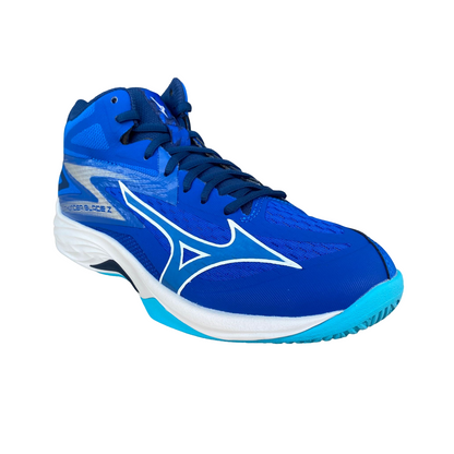 Mizuno Scarpa Pallavolo Uomo Thunder Blade Z Mid Blu Chiaro Bianca - V1GA237501