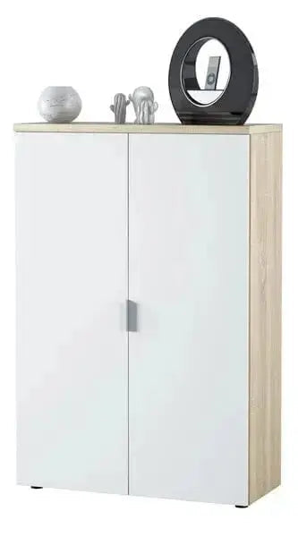 Mobile 2 Ante Bianco e Rovere Canadian 80x33x119 cm