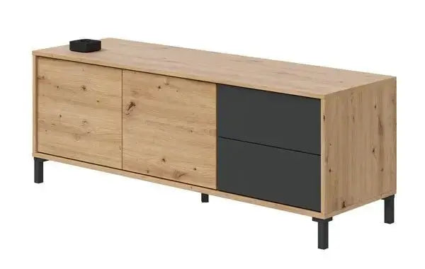 TV-Lowboard 2 Türen + 2 Schubladen 130X41X47H Ra