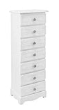 Blanc chest of drawers with 7 drawers 29x23x89h
