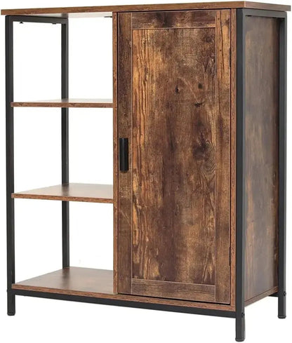 Mobile industrial 1anta + 3ripiani  70x35x80h