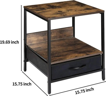 Mobile industrial 1cassetto +1 ripiano 40x35x55h