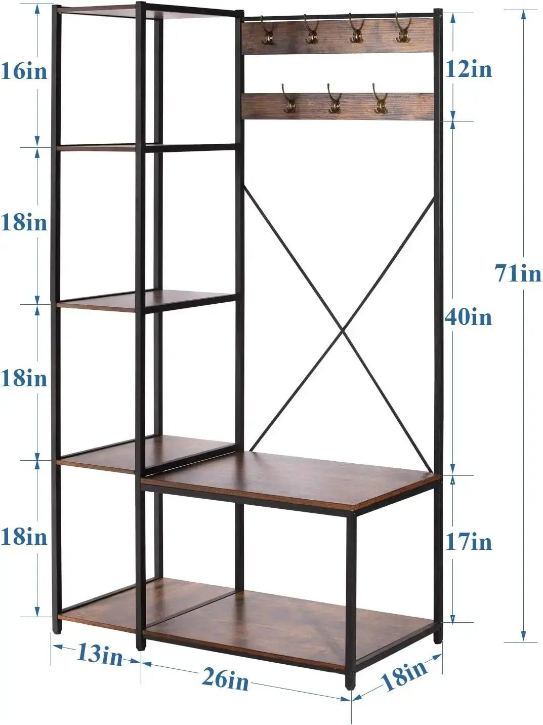 Mobile ingresso industrial  110x40x180h