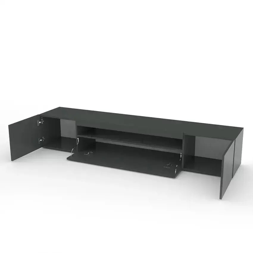 Mobile Porta TV Daiquiri Anthracite L - Dimensioni 200x40x36 cm