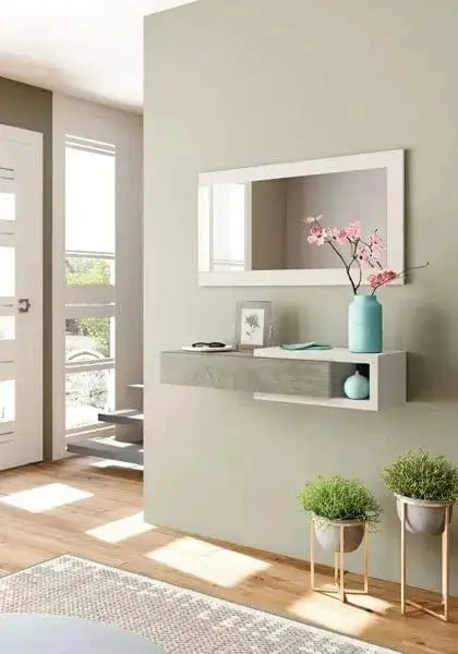 Mobile sospeso con specchio rovere alaska