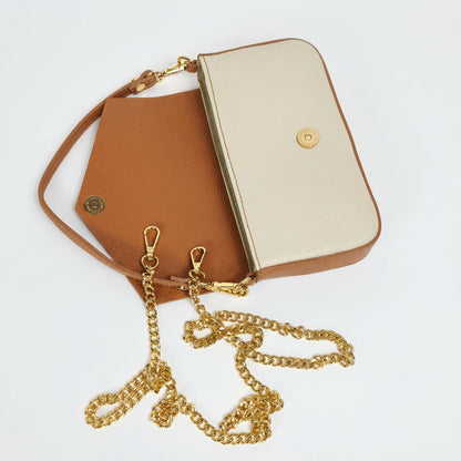 Stile Donna Bags - Monica Borsa a Secchiello in Vera Pelle