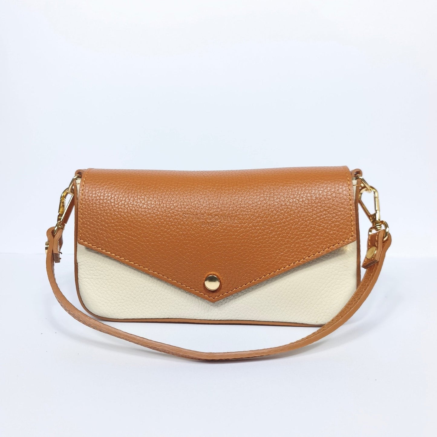 Stile Donna Bags - Monica Borsa a Secchiello in Vera Pelle
