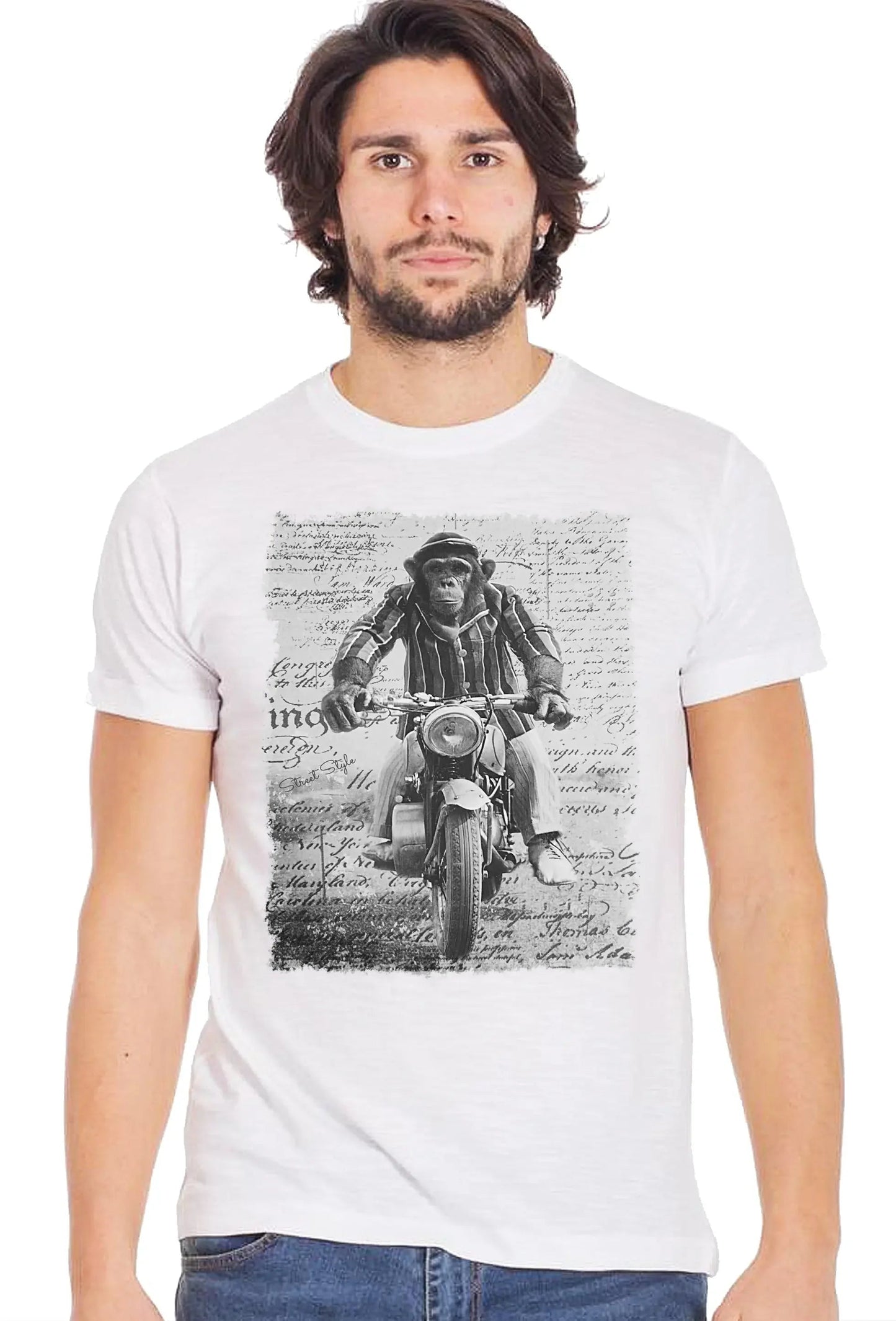T-shirt Urban Slub The Legend Grey Uomo - Cotone 100%