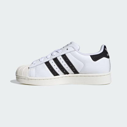 Adidas Originals Superstar II Sneakers Donna Bianche Punta Conchiglia Pelle - HQ2285