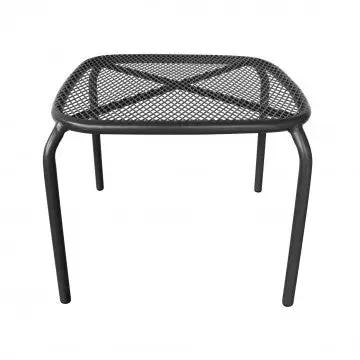 Beistelltisch Midway: Gartentisch aus Stahl in Weiß, Grau oder Taupe – 43,5 cm x 41 cm x 41 cm