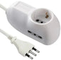 2 Italian/bipasso + 1 Italian/Schuko power strip